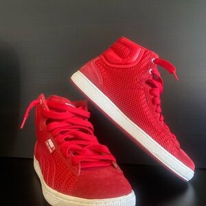 Puma Kids Vibrant Red Sneakers